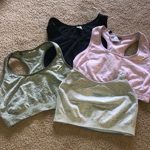 Set of sports bras